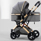 LovelyRLovely LovelyRLovely Two-way Portable Folding N Grey LovelyRLovely Two-way Portable Folding Newborn Baby Stroller