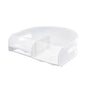 LovelyRLovely LovelyRLovely U-shaped Egg Box Can Be St Semi transparent white / First floor LovelyRLovely U-shaped Egg Box Can Be Stacked Multiple Layers