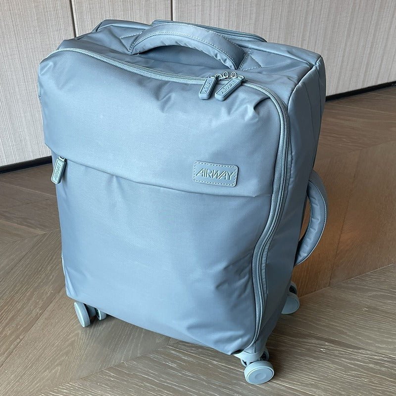 LovelyRLovely LovelyRLovely Ultra-light Waterproof Oxf Haze Blue / 20 Inches LovelyRLovely Ultra-light Waterproof Oxford Cloth Suitcase