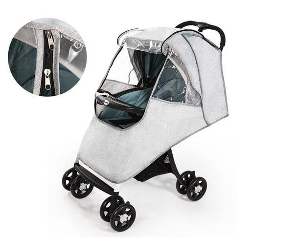 LovelyRLovely LovelyRLovely Universal Baby Stroller Wa gray LovelyRLovely Universal Baby Stroller Warmer & Rainproof Cover