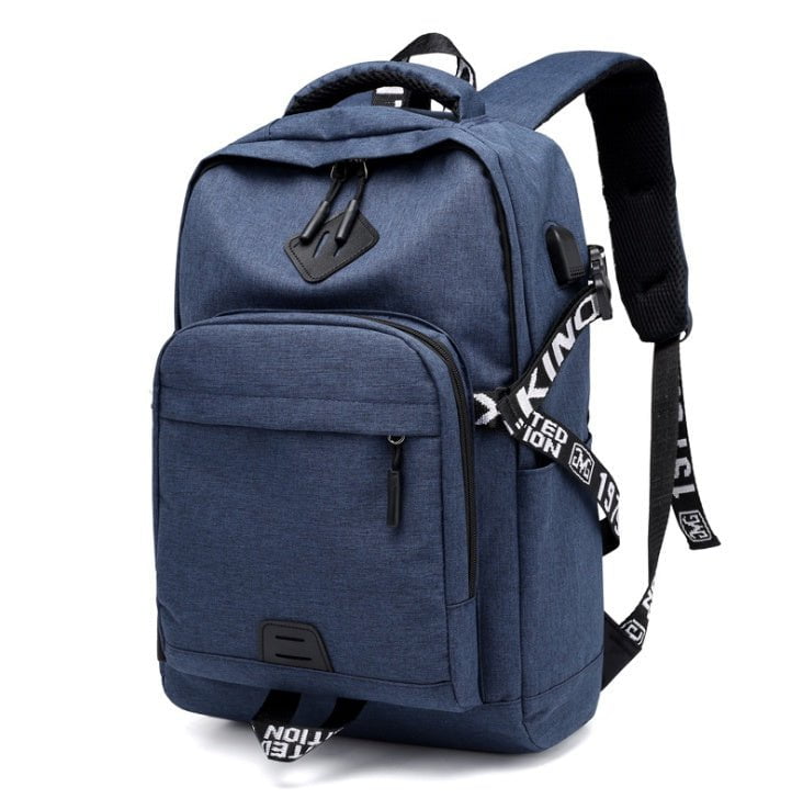 LovelyRLovely LovelyRLovely USB Chargng Laptop Backpac Blue LovelyRLovely USB Chargng Laptop Backpack