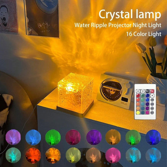 LovelyRLovely LovelyRLovely USB LED Crystal Table Lamp