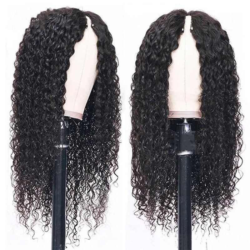 LovelyRLovely LovelyRLovely V-shaped Human Hair Curly LovelyRLovely V-shaped Human Hair Curly Wig