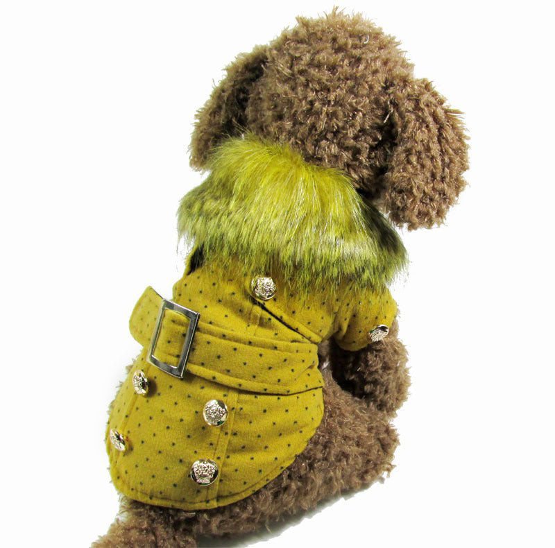 LovelyRLovely LovelyRLovely warm cotton pet clothing Yellow / L LovelyRLovely warm cotton pet clothing