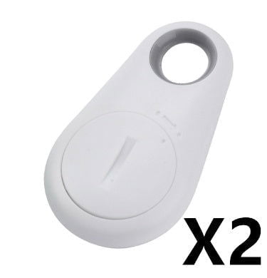 LovelyRLovely LovelyRLovely Water Drop Bluetooth Anti 2PCS White Opp LovelyRLovely Water Drop Bluetooth Anti Lost Object Finder