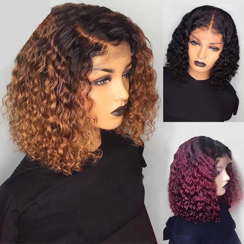 LovelyRLovely LovelyRLovely Water Wave Bob Human Hair LovelyRLovely Water Wave Bob Human Hair Wig