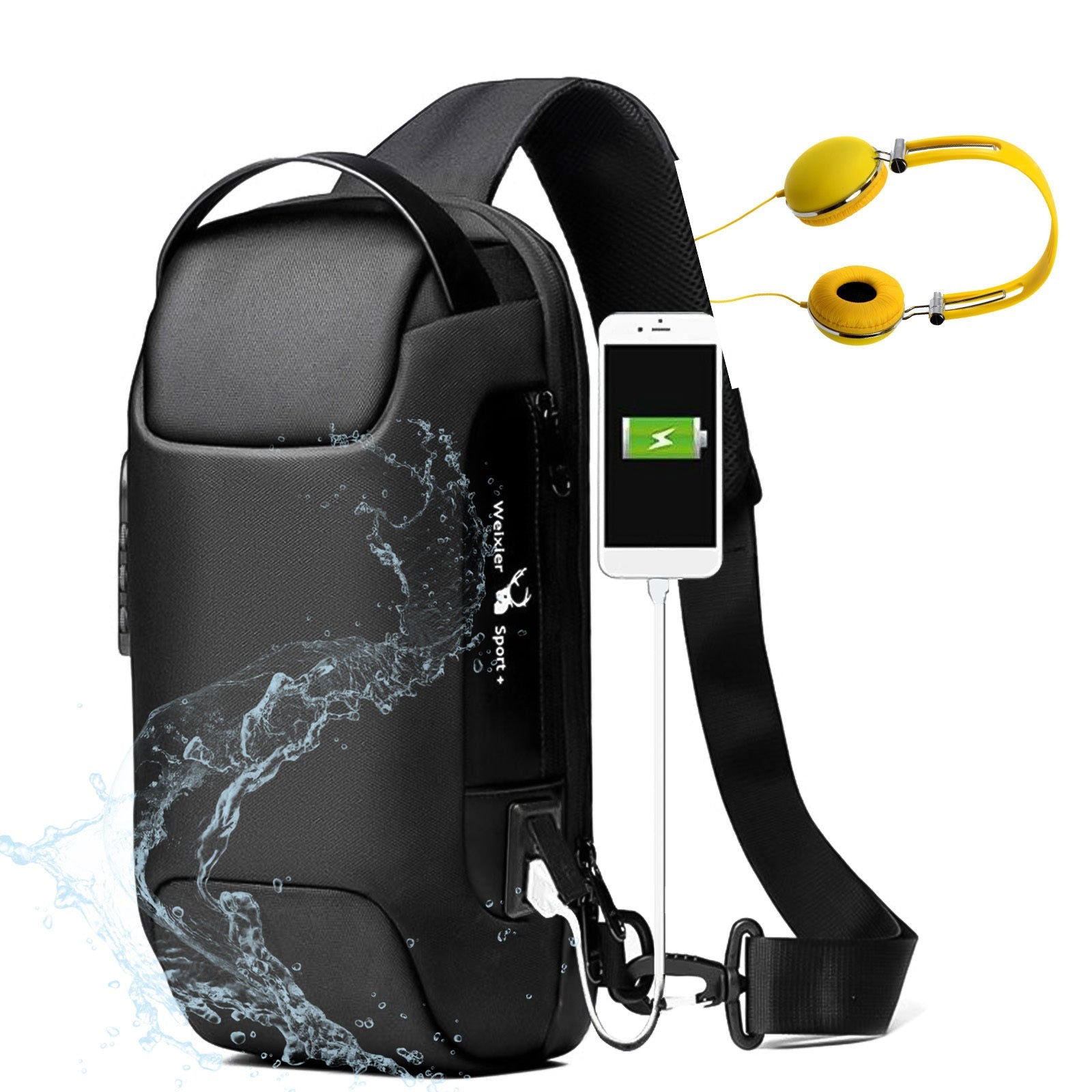 LovelyRLovely LovelyRLovely Waterproof USB Anti-theft LovelyRLovely Waterproof USB Anti-theft Bag