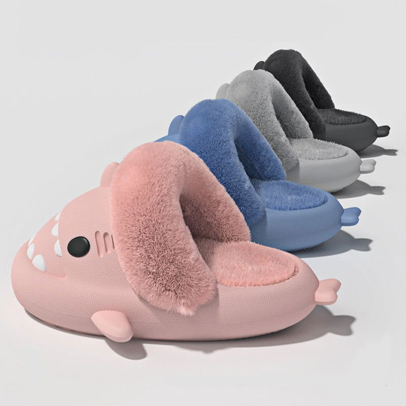 LovelyRLovely LovelyRLovely Winter Shark Slippers LovelyRLovely Winter Shark Slippers