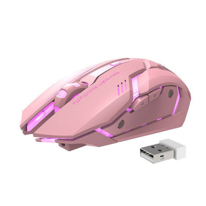 LovelyRLovely LovelyRLovely Wireless Charging Silent G Pink LovelyRLovely Wireless Charging Silent Gaming Mouse