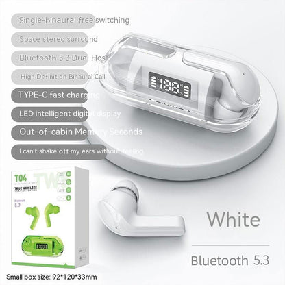 LovelyRLovely LovelyRLovely Wireless Digital Bluetooth Neutral Boxed T04 White LovelyRLovely Wireless Digital Bluetooth Headset