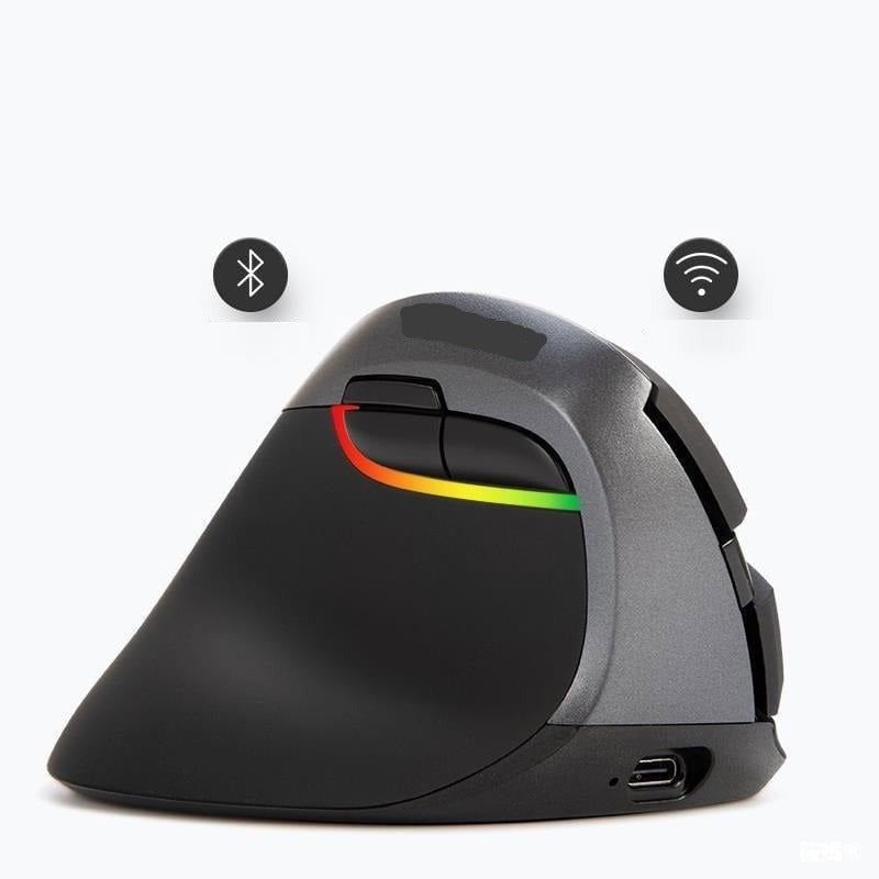 LovelyRLovely LovelyRLovely Wireless Ergonomic Vertica Black LovelyRLovely Wireless Ergonomic Vertical Left-Handed Mouse