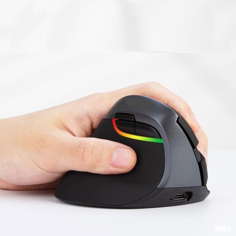 LovelyRLovely LovelyRLovely Wireless Ergonomic Vertica Black LovelyRLovely Wireless Ergonomic Vertical Left-Handed Mouse