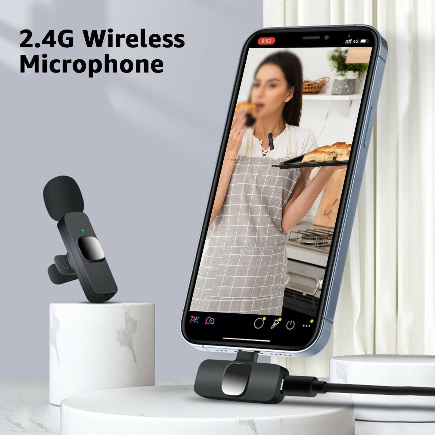 LovelyRLovely LovelyRLovely Wireless Lavalier Micropho LovelyRLovely Wireless Lavalier Microphone