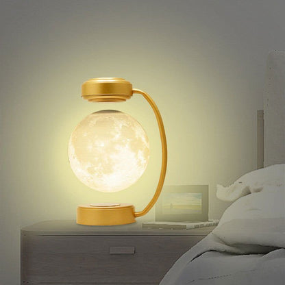 LovelyRLovely LovelyRLovely Wireless Magnetic Levitati Gold / AU LovelyRLovely Wireless Magnetic Levitating Rotating Floating Ball Lamp