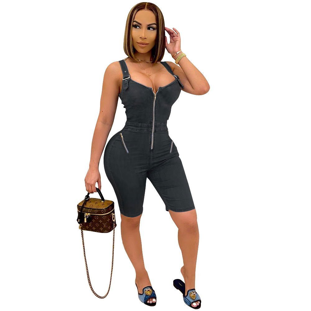 LovelyRLovely LovelyRLovely Women Backless Jumpsuit Black / L LovelyRLovely Women Backless Jumpsuit