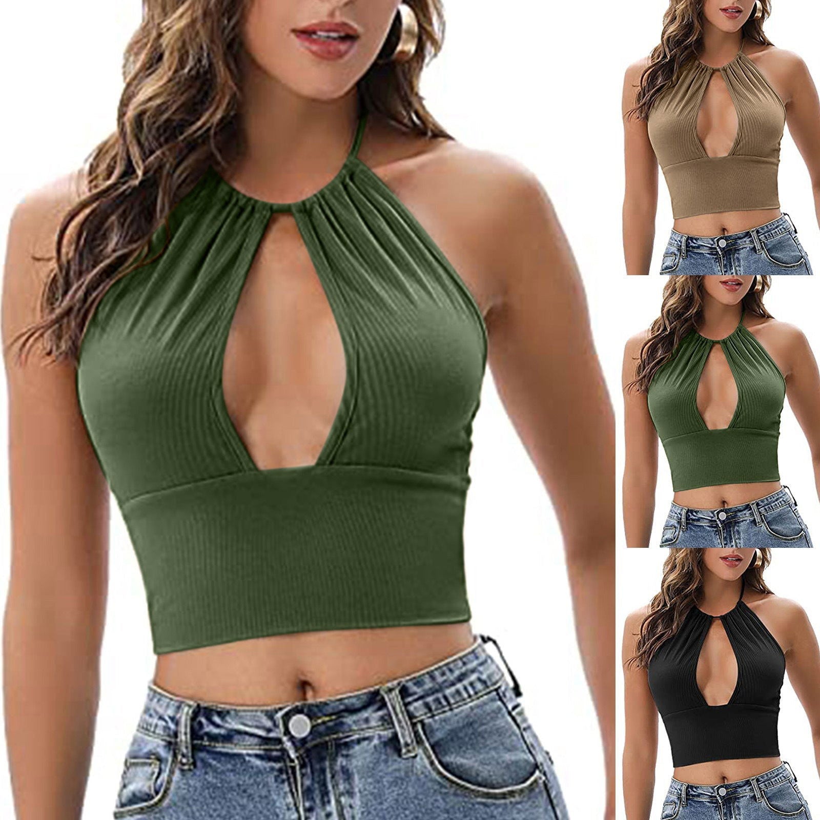 LovelyRLovely LovelyRLovely Women Camisole Halter Top LovelyRLovely Women Camisole Halter Top