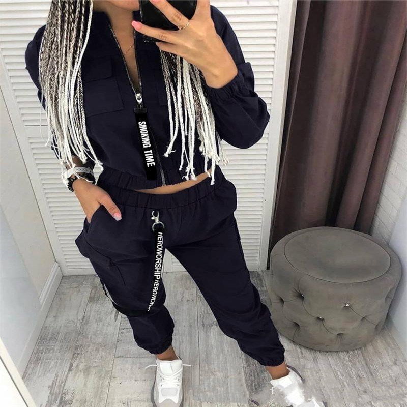 LovelyRLovely LovelyRLovely Women Fashion Pants Set Black / L LovelyRLovely Women Fashion Pants Set