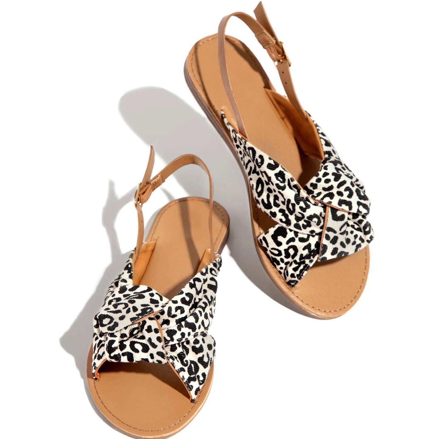 LovelyRLovely LovelyRLovely Women Flat Sandals Leopard / 35 LovelyRLovely Women Flat Sandals