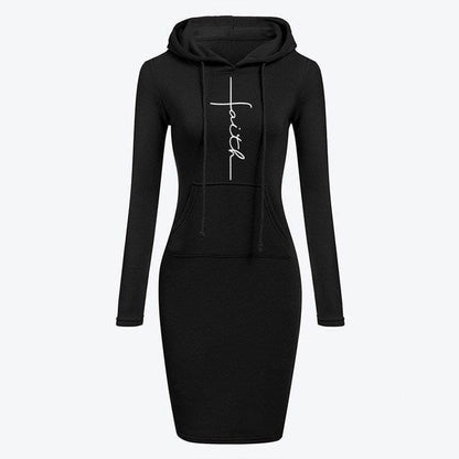 LovelyRLovely LovelyRLovely Women Hoodie Sweatshirt Dress