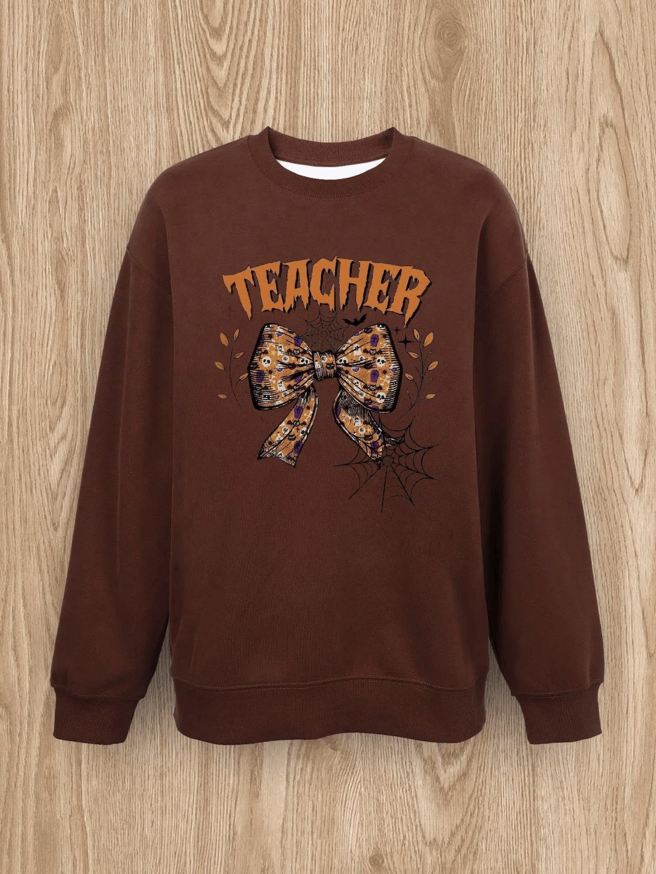 LovelyRLovely LovelyRLovely Women Pullover Teacher Jum Brown / 2XL LovelyRLovely Women Pullover Teacher Jumper