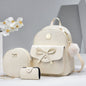 LovelyRLovely LovelyRLovely Women's All-match Casual B White LovelyRLovely Women's All-match Casual Backpack Set