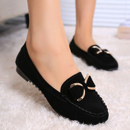 LovelyRLovely LovelyRLovely Women's Bowknot Flat Shoes Black / Size35 LovelyRLovely Women's Bowknot Flat Shoes