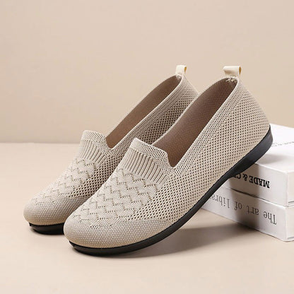 LovelyRLovely LovelyRLovely Women's Casual Breathable Beige / 35 LovelyRLovely Women's Casual Breathable Soft Bottom Flat Shoes