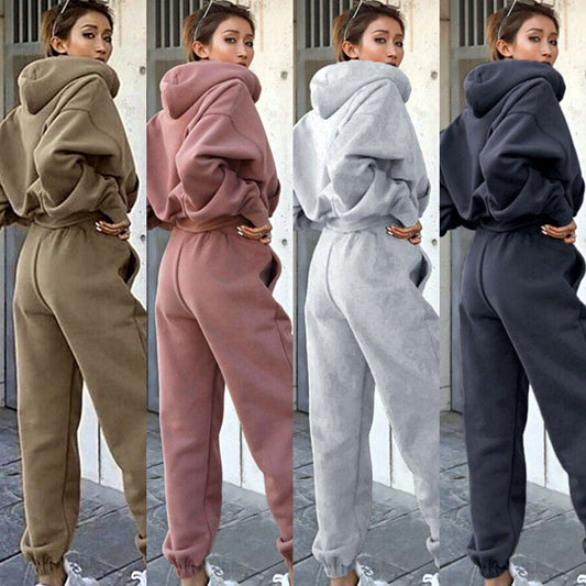 LovelyRLovely LovelyRLovely Women's Casual Hoodie Suit