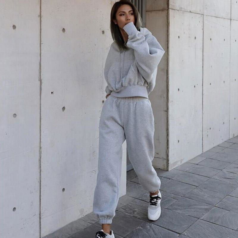 LovelyRLovely LovelyRLovely Women's Casual Hoodie Suit