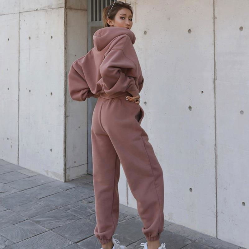 LovelyRLovely LovelyRLovely Women's Casual Hoodie Suit