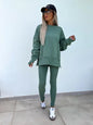 LovelyRLovely LovelyRLovely Women's Casual Loose Long Green / L LovelyRLovely Women's Casual Loose Long Sleeve Sweater Suit