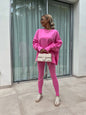 LovelyRLovely LovelyRLovely Women's Casual Loose Long Pink / L LovelyRLovely Women's Casual Loose Long Sleeve Sweater Suit