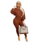 LovelyRLovely LovelyRLovely Women's Casual Two-piece S Brown / L LovelyRLovely Women's Casual Two-piece Suit