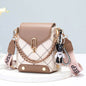 LovelyRLovely LovelyRLovely Women's Chain Bucket Bag Khaki LovelyRLovely Women's Chain Bucket Bag