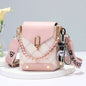 LovelyRLovely LovelyRLovely Women's Chain Bucket Bag Pink LovelyRLovely Women's Chain Bucket Bag