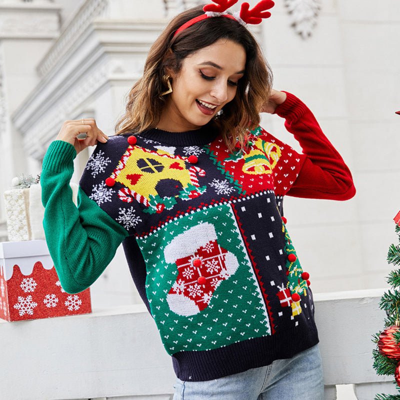 LovelyRLovely LovelyRLovely Women's Christmas Knitted LovelyRLovely Women's Christmas Knitted Sweater