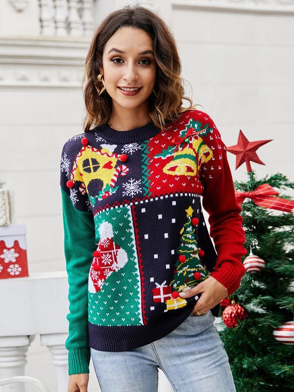 LovelyRLovely LovelyRLovely Women's Christmas Knitted LovelyRLovely Women's Christmas Knitted Sweater