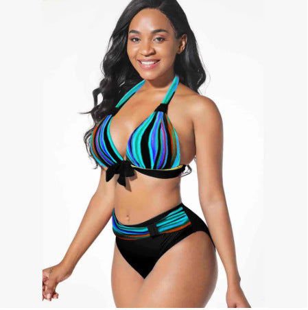 LovelyRLovely LovelyRLovely Women's Digital Printed Sw Blue / L LovelyRLovely Women's Digital Printed Swimsuit