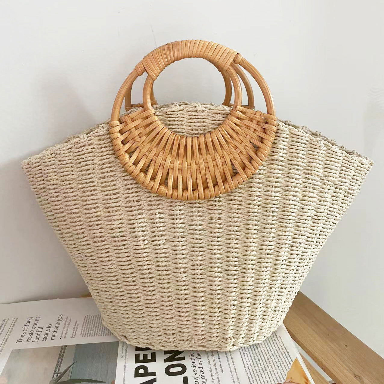 LovelyRLovely LovelyRLovely Women's Fashion Straw Bag LovelyRLovely Women's Fashion Straw Bag