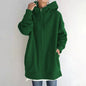 LovelyRLovely LovelyRLovely Women's Fuzzy Full-Zip Hoo Dark green / 3XL LovelyRLovely Women's Fuzzy Full-Zip Hoodie Sweatshirt