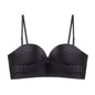 LovelyRLovely LovelyRLovely Women's Glossy Push-up Bra Black / 70A LovelyRLovely Women's Glossy Push-up Bra