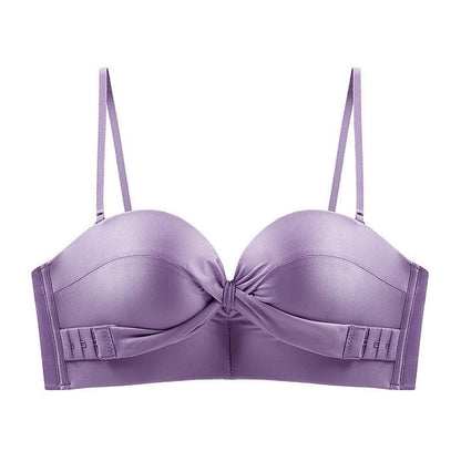 LovelyRLovely LovelyRLovely Women's Glossy Push-up Bra Purple / 70A LovelyRLovely Women's Glossy Push-up Bra