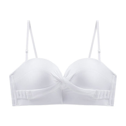 LovelyRLovely LovelyRLovely Women's Glossy Push-up Bra White / 70A LovelyRLovely Women's Glossy Push-up Bra