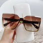 LovelyRLovely LovelyRLovely Women's Half Frame Metal S Tortoiseshell tea LovelyRLovely Women's Half Frame Metal Sunglasses