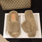 LovelyRLovely LovelyRLovely Women's Home Thick-soled P Khaki / 35 LovelyRLovely Women's Home Thick-soled Plush Slippers