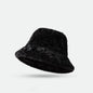 LovelyRLovely LovelyRLovely Women's Lambswool Winter W Black / 56to59CM LovelyRLovely Women's Wool Winter Warm Bucket Hat