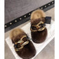 LovelyRLovely LovelyRLovely Women's Outerwear Mink Fur Coffee / 35 LovelyRLovely Women's Outerwear Mink Fur Slippers