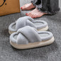 LovelyRLovely LovelyRLovely Women's Platform Fuzzy Sli Grey / 36or37 LovelyRLovely Women's Platform Fuzzy Slippers