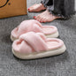 LovelyRLovely LovelyRLovely Women's Platform Fuzzy Sli Pink / 36or37 LovelyRLovely Women's Platform Fuzzy Slippers