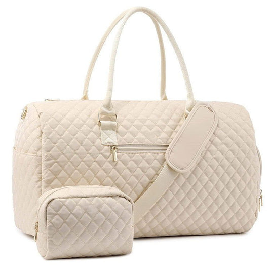 LovelyRLovely LovelyRLovely Women's Quilted Travel Bag LovelyRLovely Women's Quilted Travel Baggage